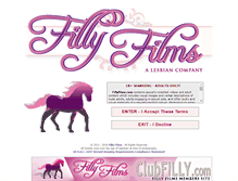 Tablet Screenshot of fillyfilms.com